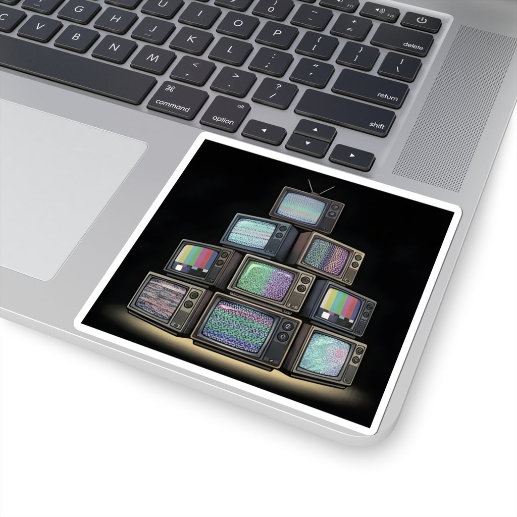 Stack of CRTs | Kiss-Cut Sticker