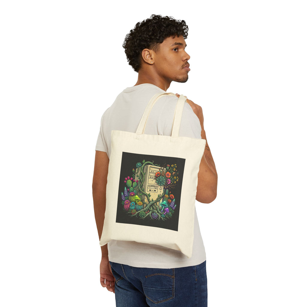 Flower Tower | Canvas Tote Bag