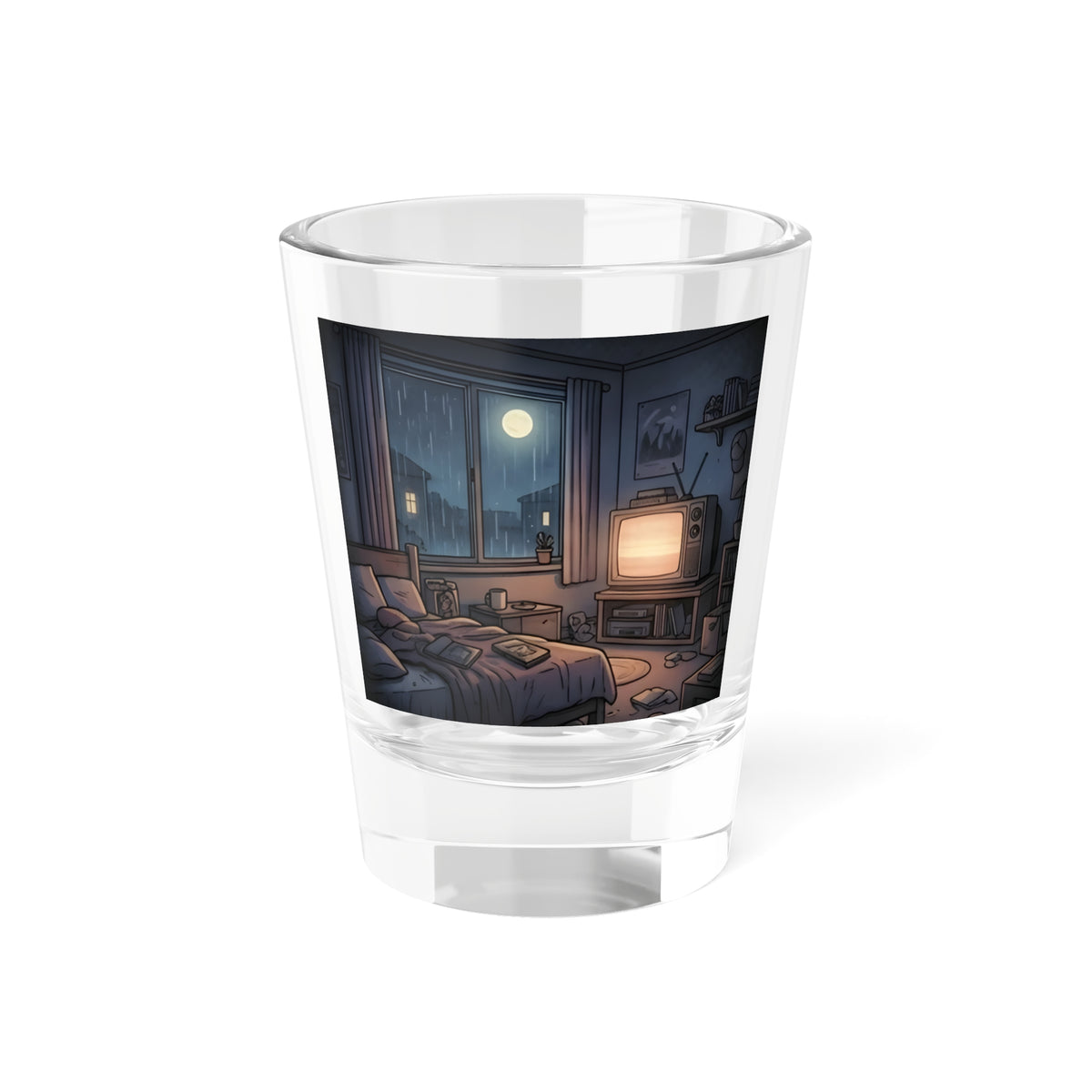 Rainy Bedroom | Shot Glass