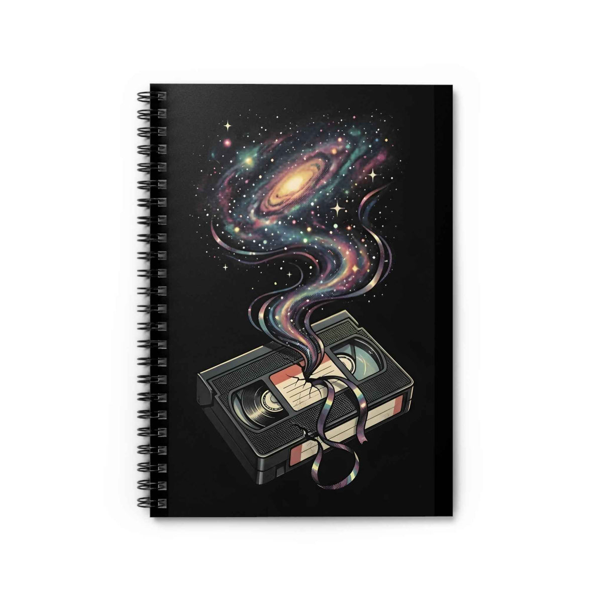 Galaxy VHS | Spiral Bound Notebook