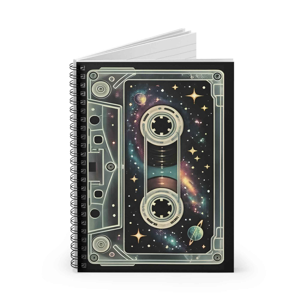 Galaxy Cassette | Spiral Bound Notebook