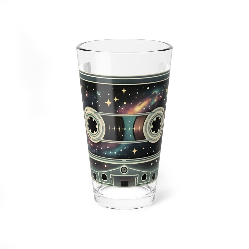 Galaxy Cassette Tape | 16 oz Glass