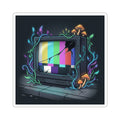 Overgrown Test Screen | Kiss-Cut Sticker