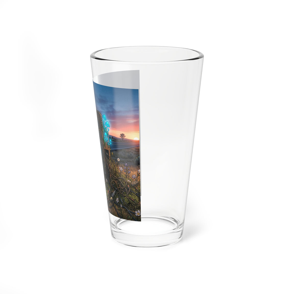 Sunset Static | 16 oz Glass
