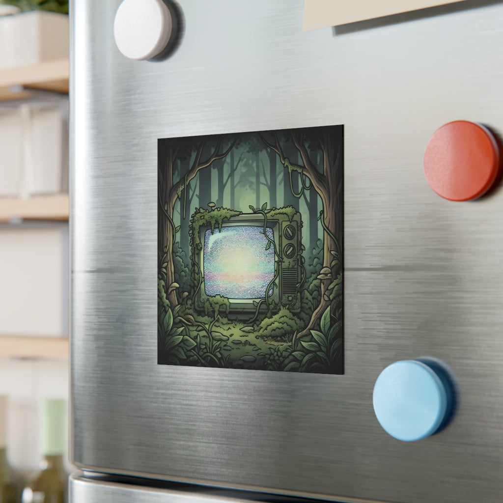 Forest CRT | Square Fridge Magnet