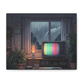 Rainy Night Broadcast | Matte Canvas