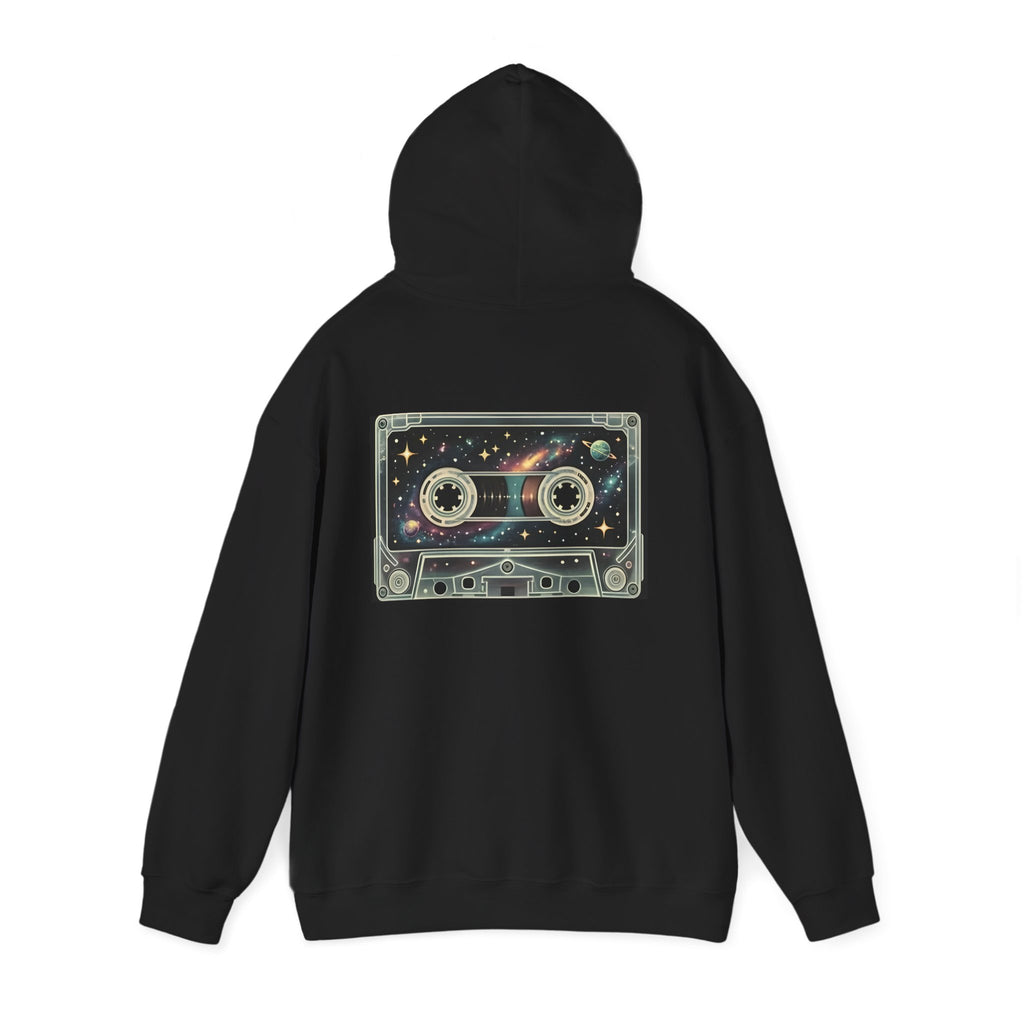 Galaxy Cassette Tape | Print on Back Hoodie