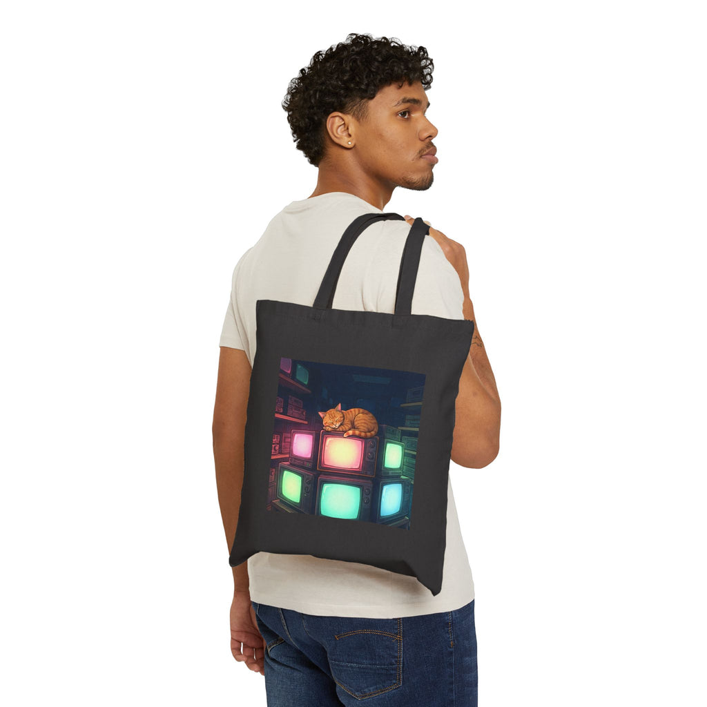Warm Static | Canvas Tote Bag