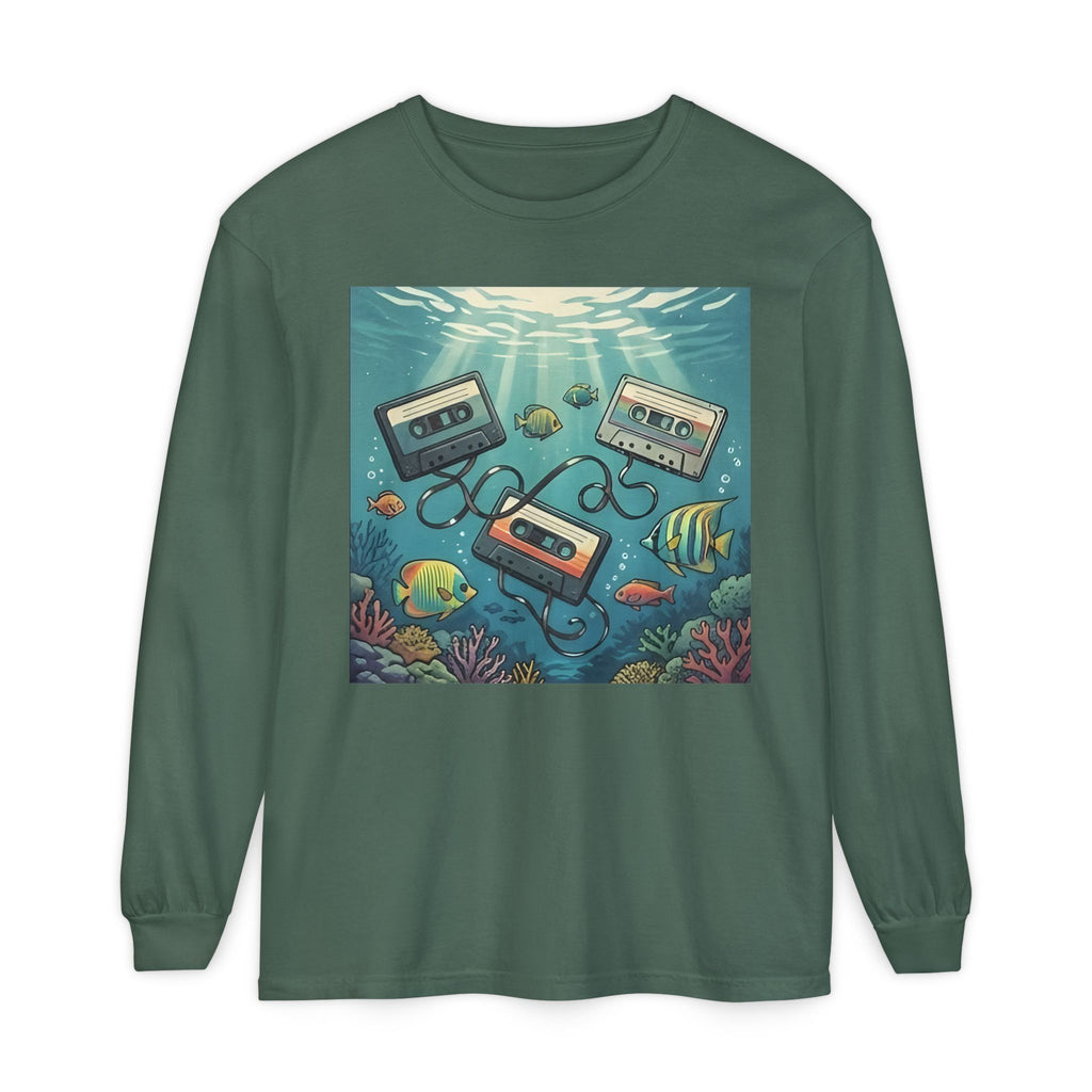 Underwater Cassette Tapes | Long Sleeve Shirt