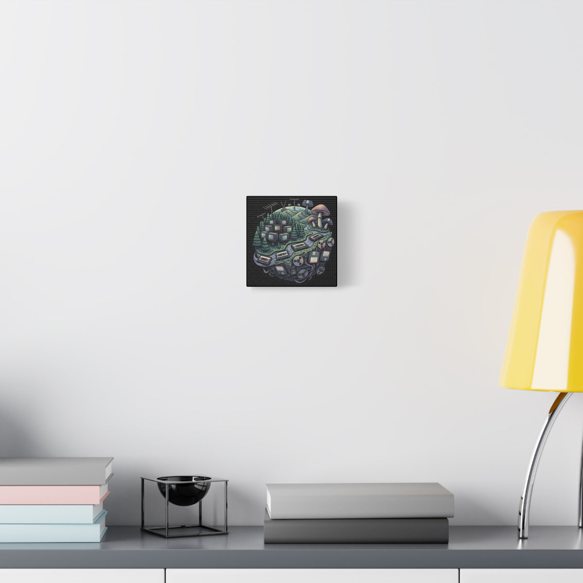 Planet Static | Matte Canvas