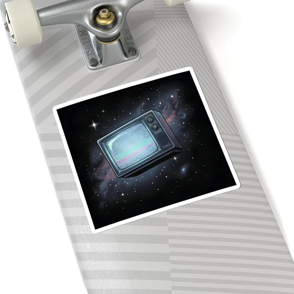 CRT in Space | Kiss-Cut Sticker