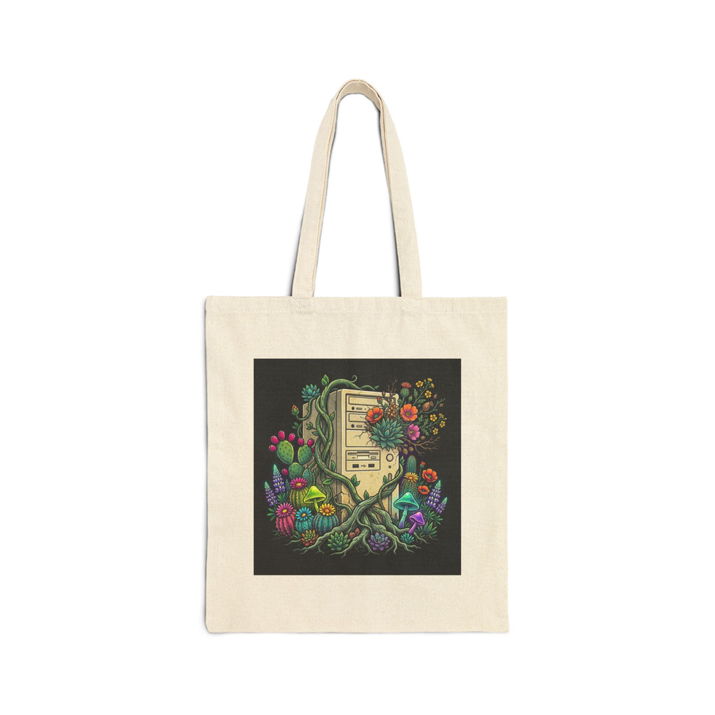 Flower Tower | Canvas Tote Bag
