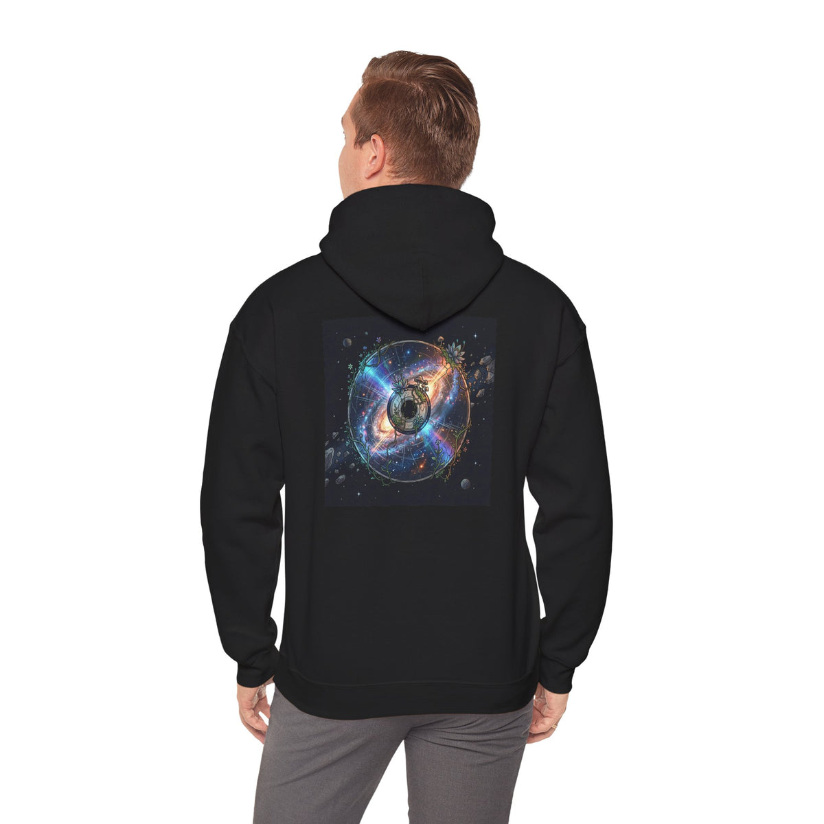 Celestial Disc | Print on Back Hoodie