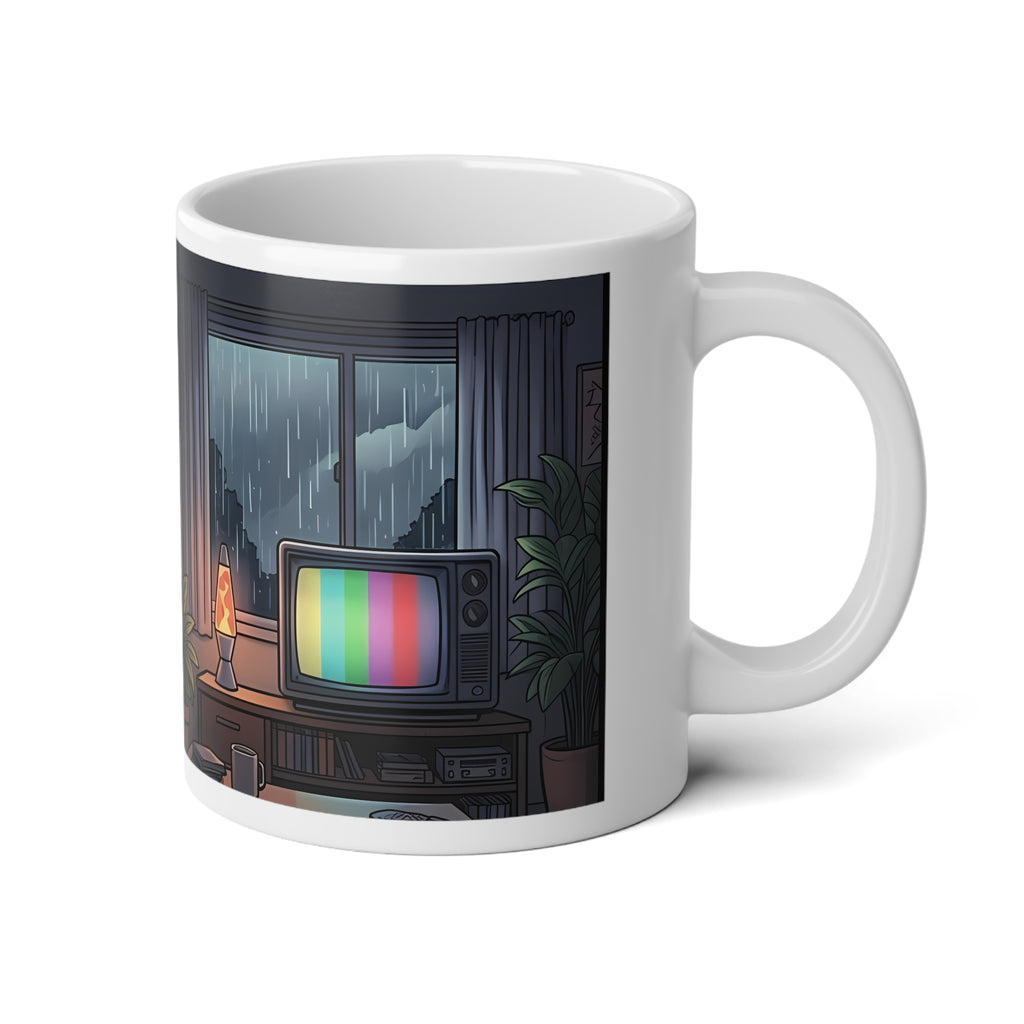 Rainy Night Broadcast | 20 oz Coffee Mug