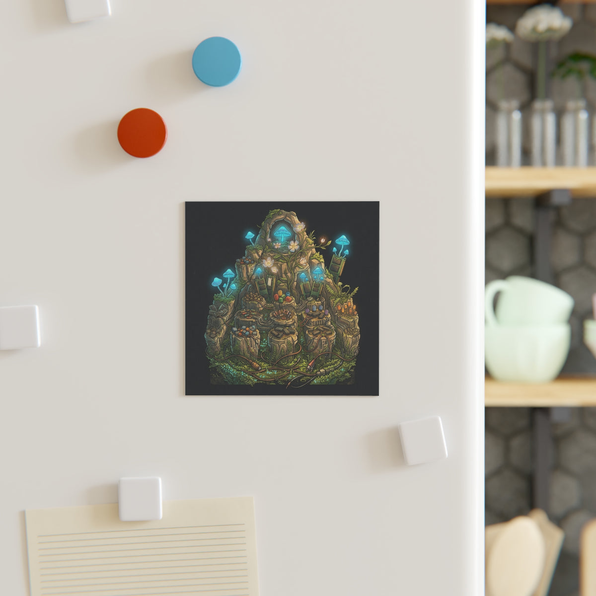 Silicon Ridge | Square Fridge Magnet