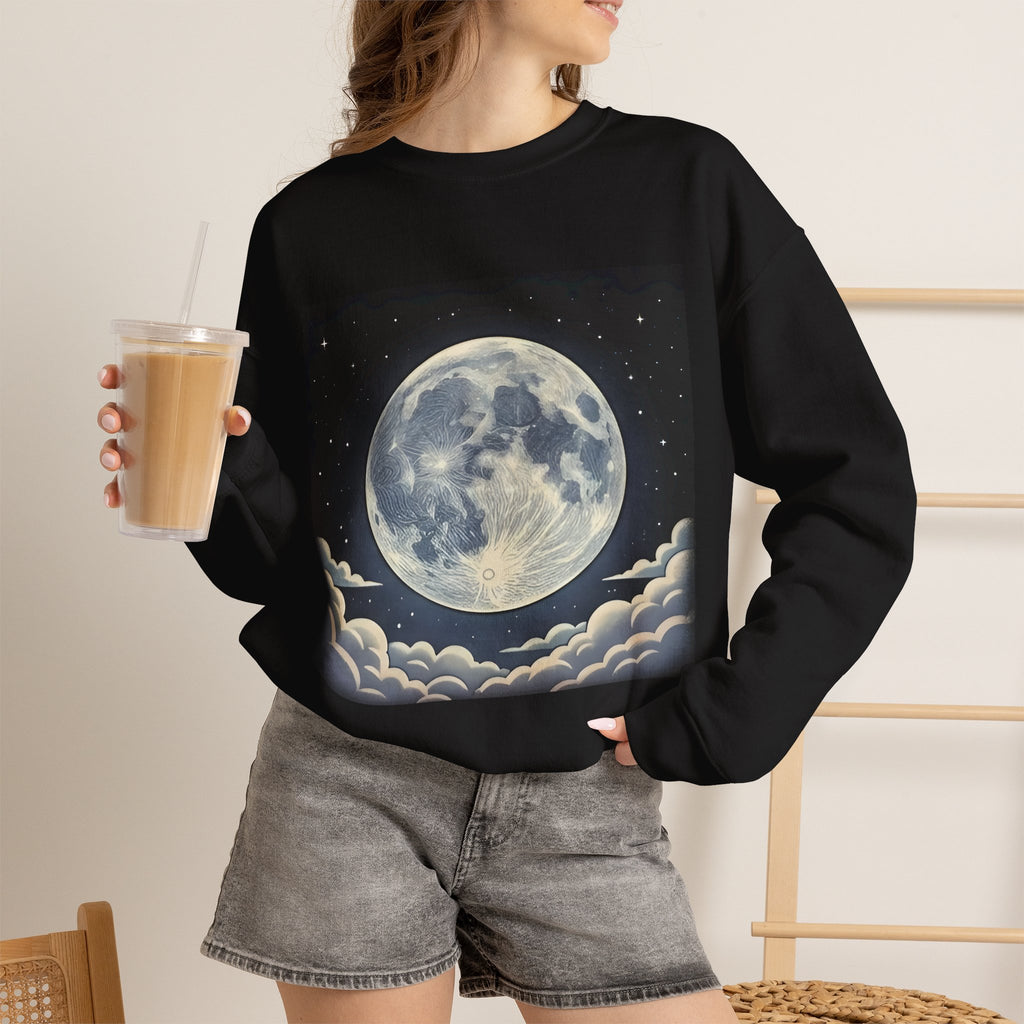 Static Moon | Crewneck Sweatshirt