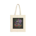 Kinetic Static Cat | Canvas Tote Bag