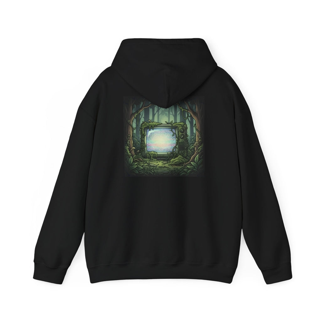 Forest CRT  Print on Back Hoodie