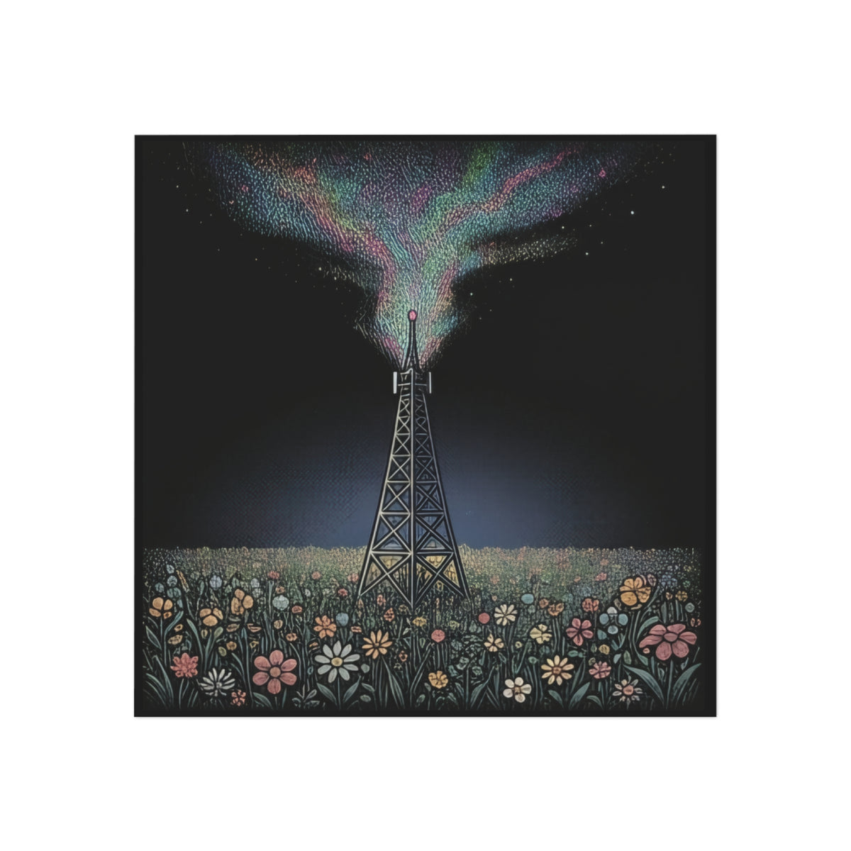 Signal Field | Square Fridge Magnet