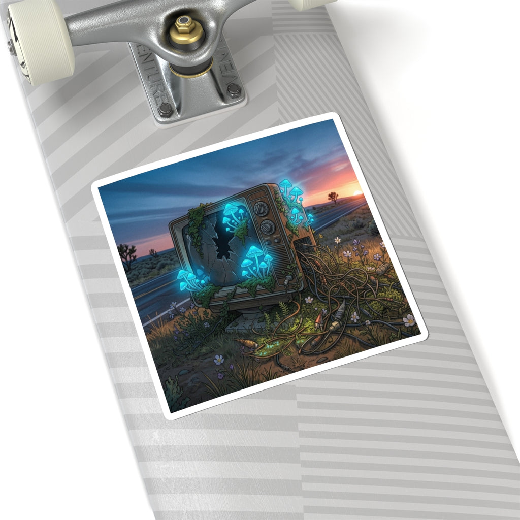 Sunset Static | Kiss-Cut Sticker