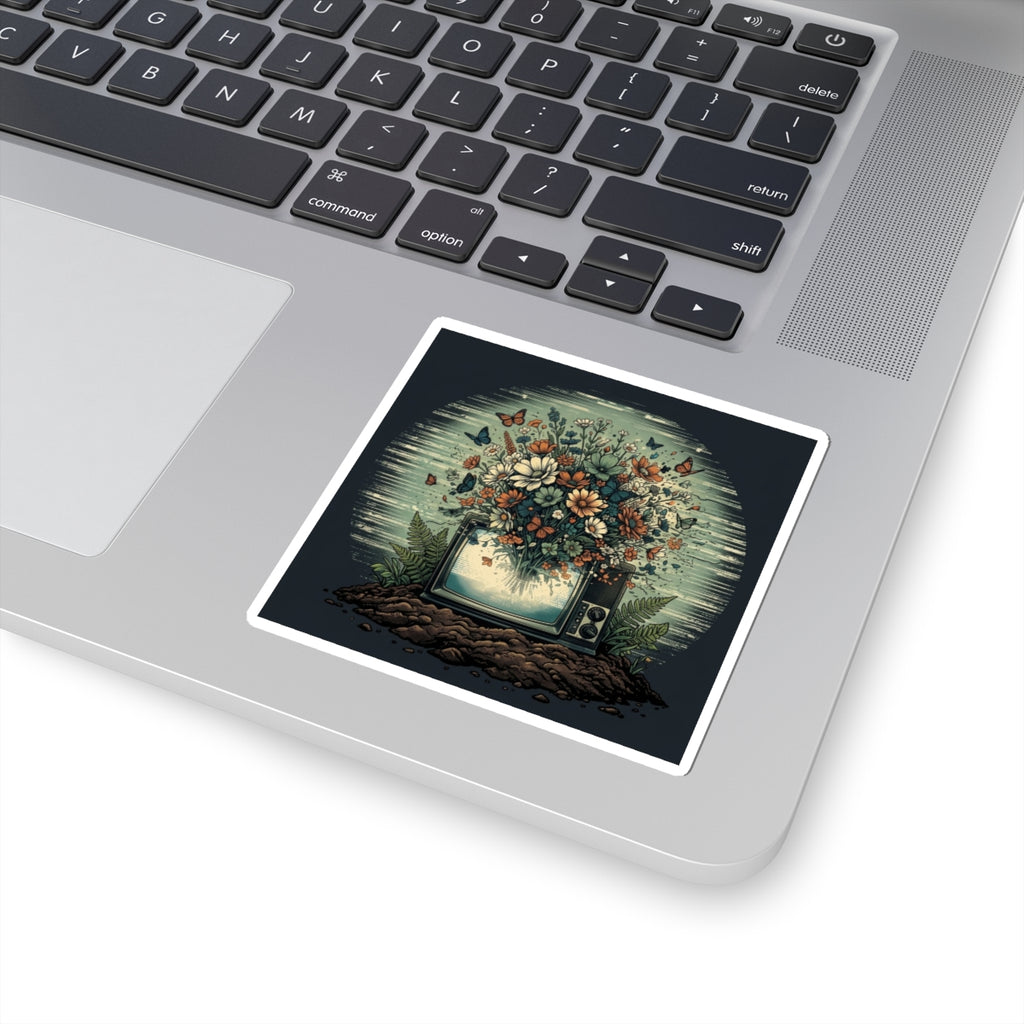 Static Bloom | Kiss-Cut Sticker