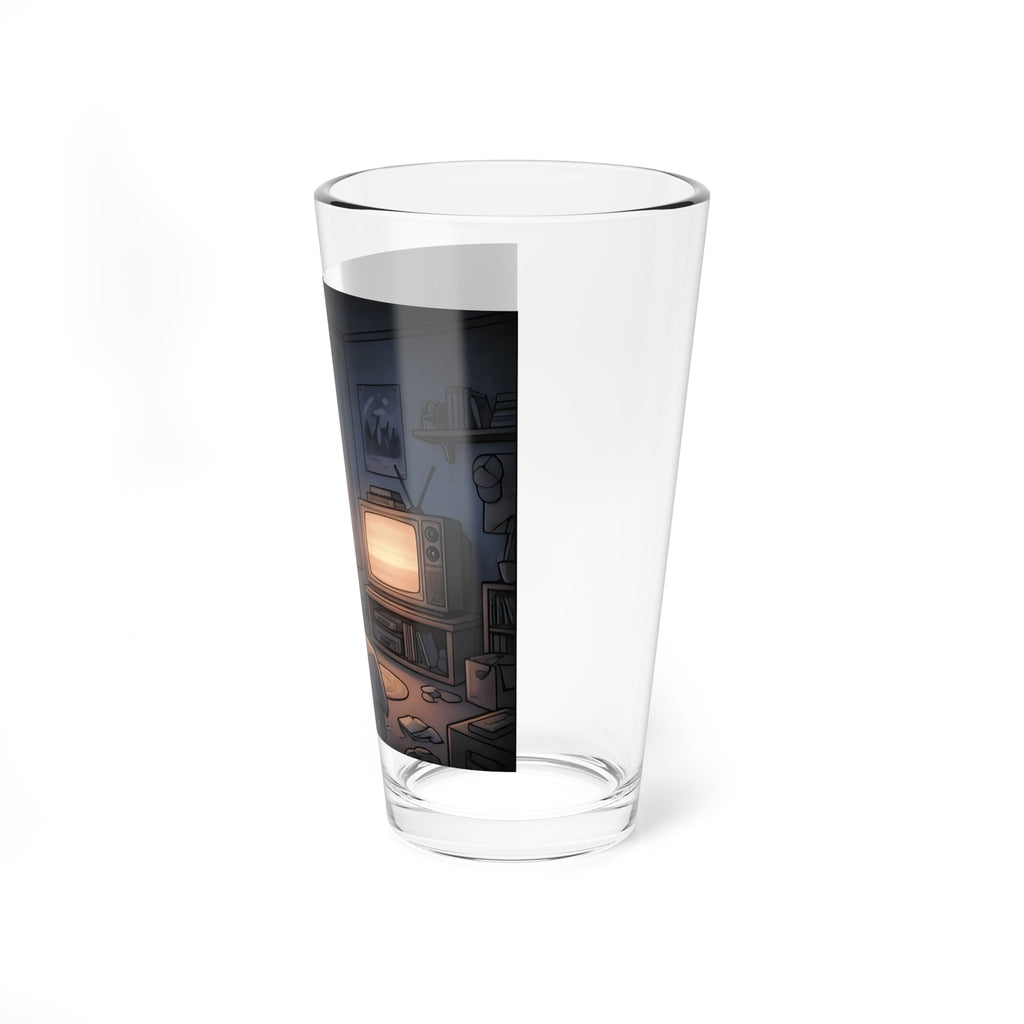 Rainy Bedroom | 16 oz Glass