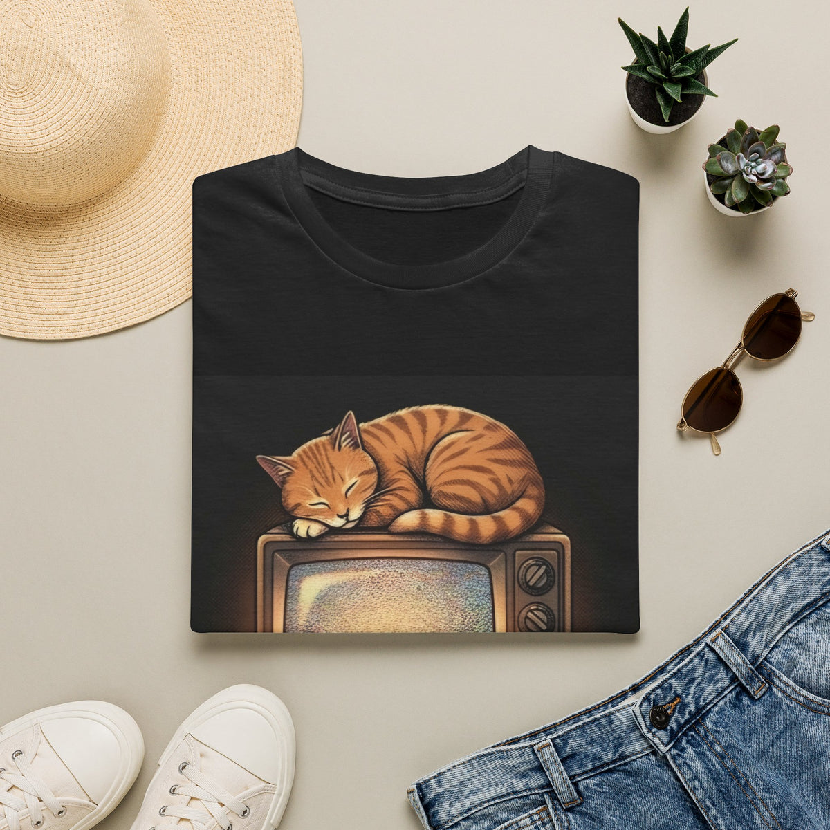 CRT TV Cat | Unisex T-Shirt