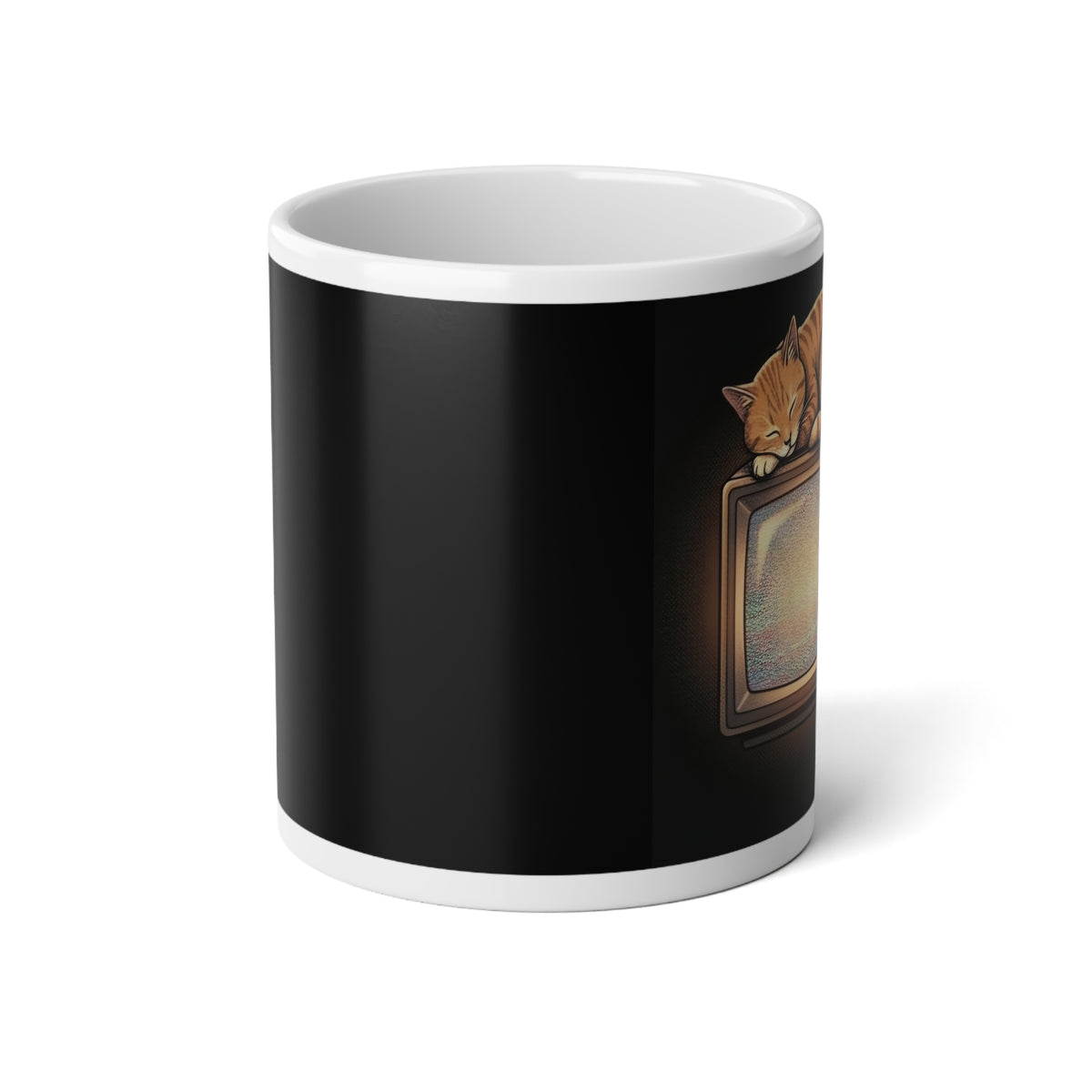 CRT TV Cat | 20 oz Coffee Mug
