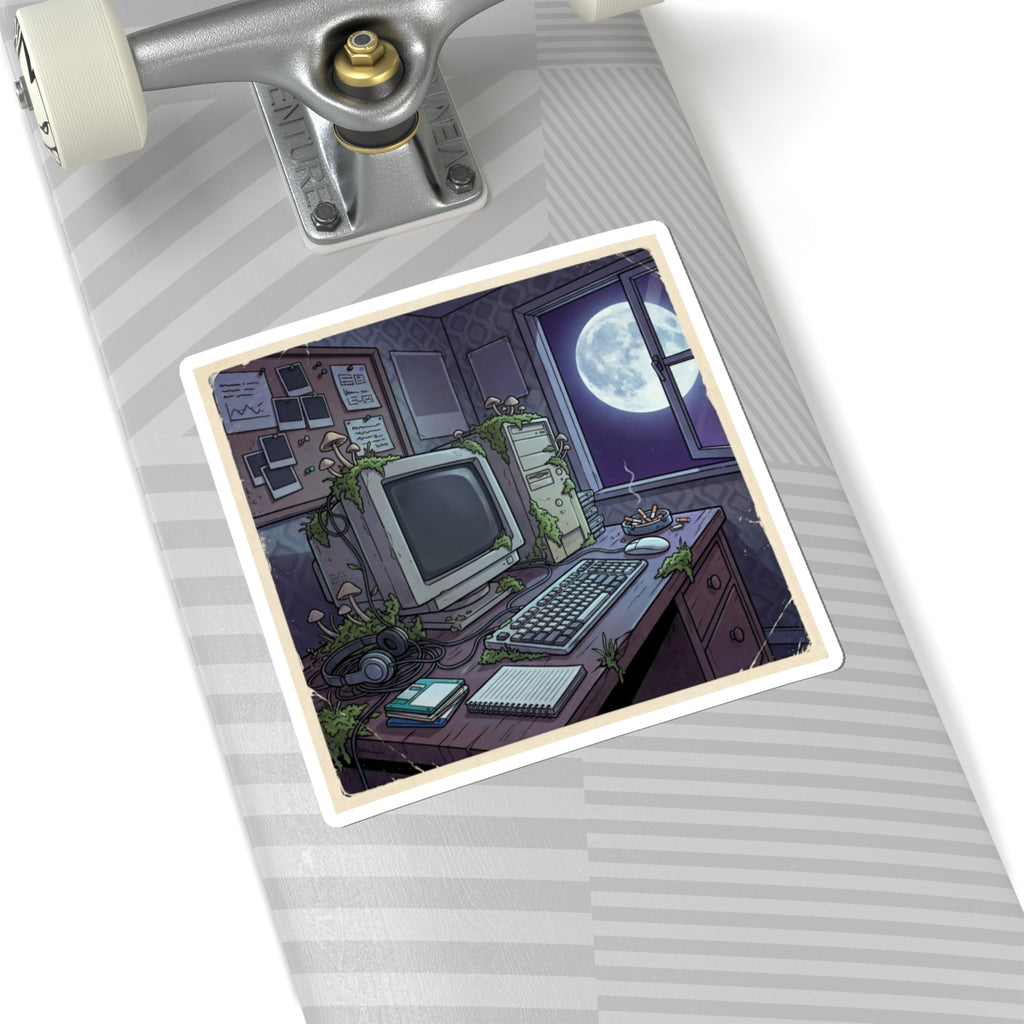Midnight Terminal | Kiss-Cut Sticker