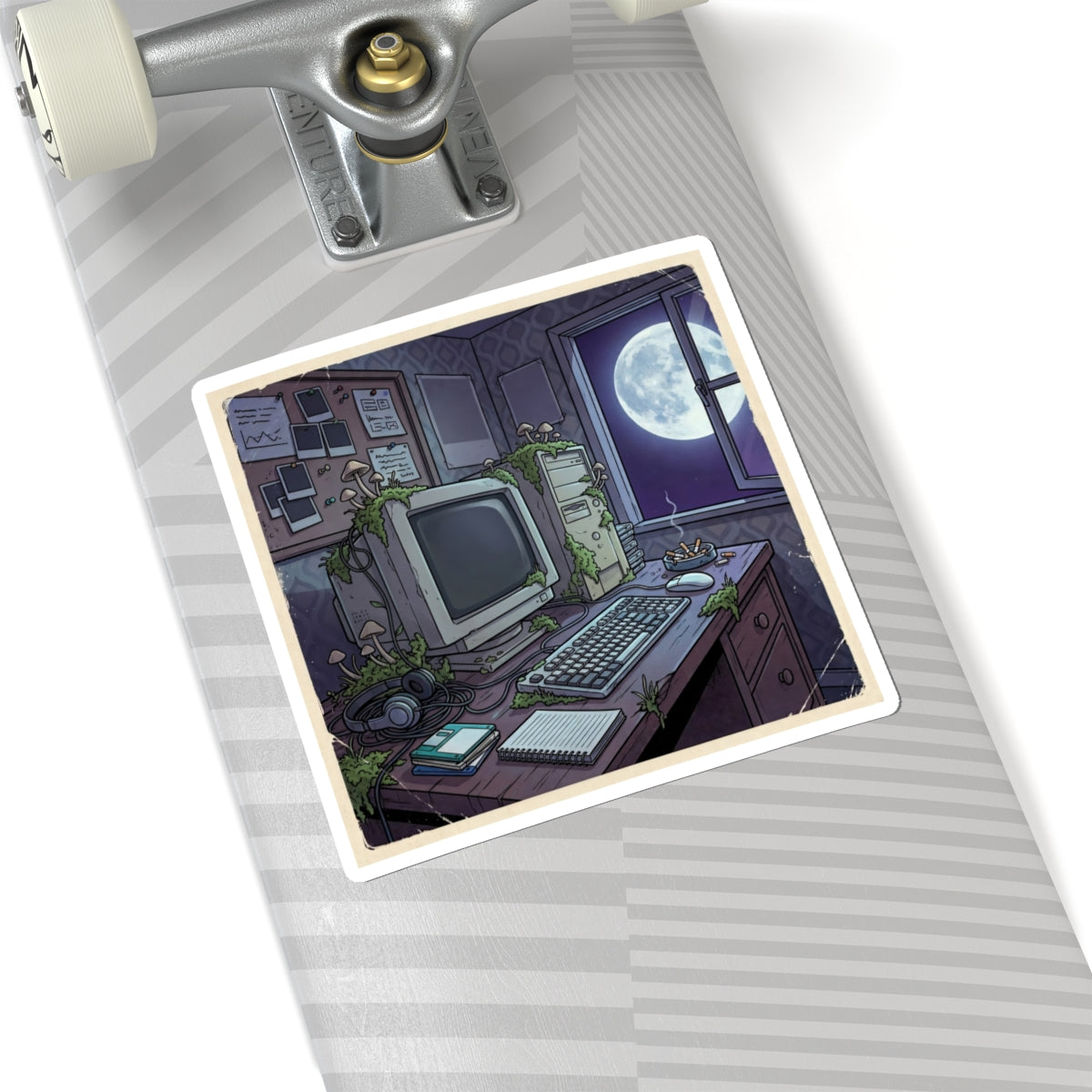 Midnight Terminal | Kiss-Cut Sticker