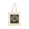 Static Bloom | Canvas Tote Bag