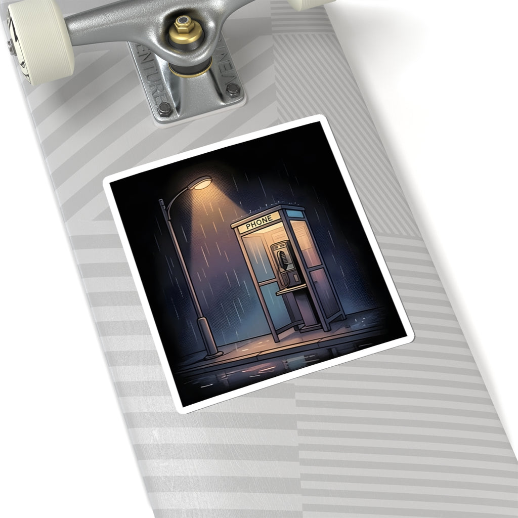 Midnight Pay Phone | Kiss-Cut Sticker