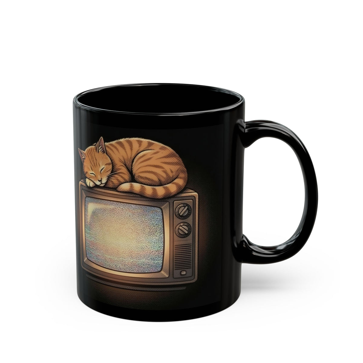 CRT TV Cat | 11/15 oz Coffee Mug