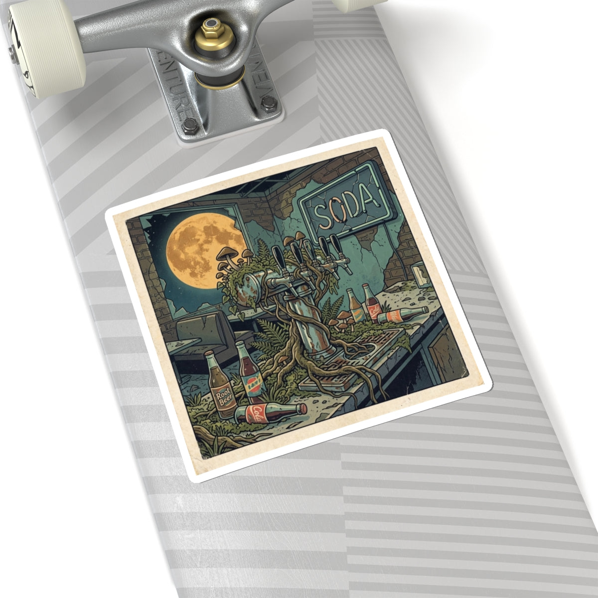 Overgrown Taproom | Kiss-Cut Sticker