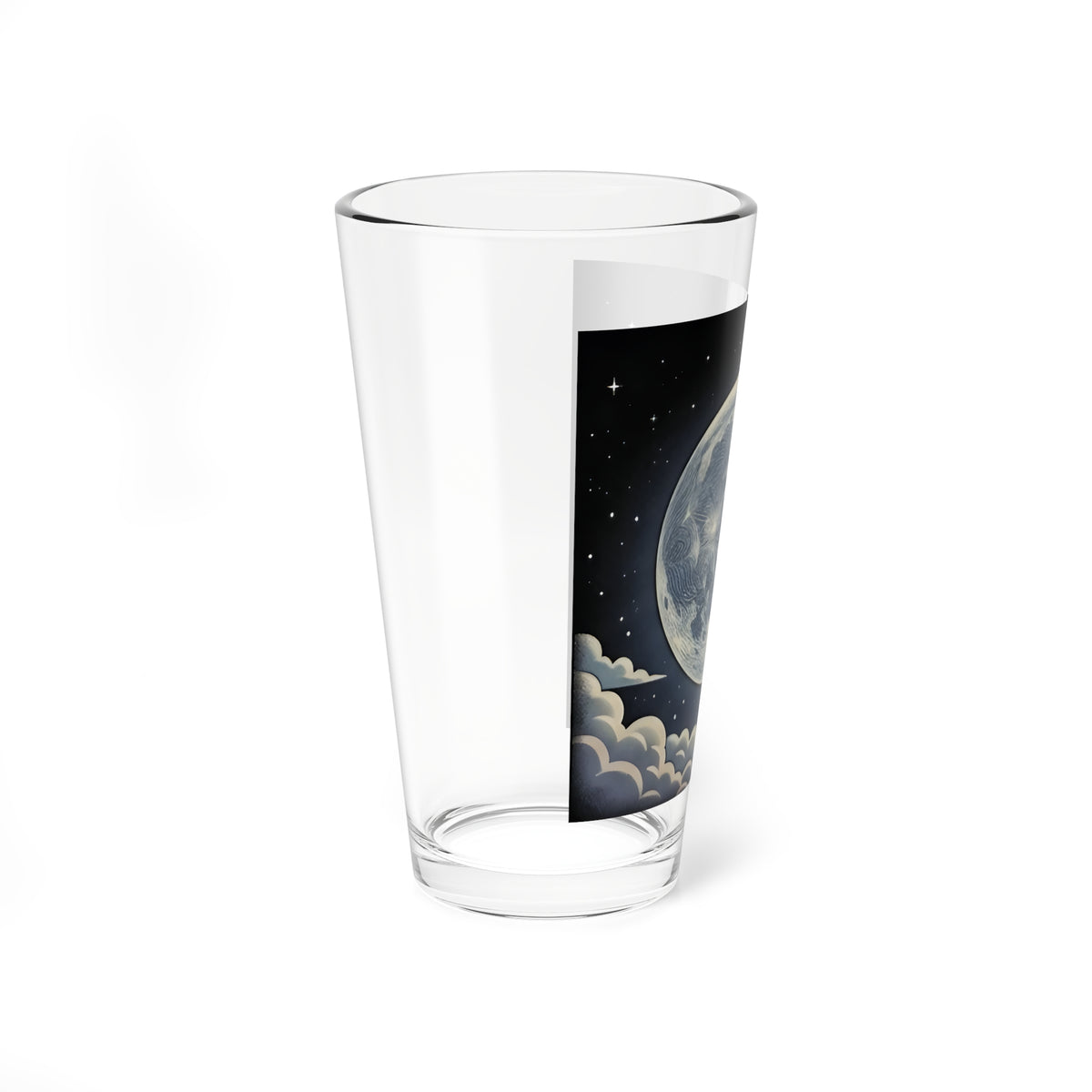 Static Moon | 16 oz Glass