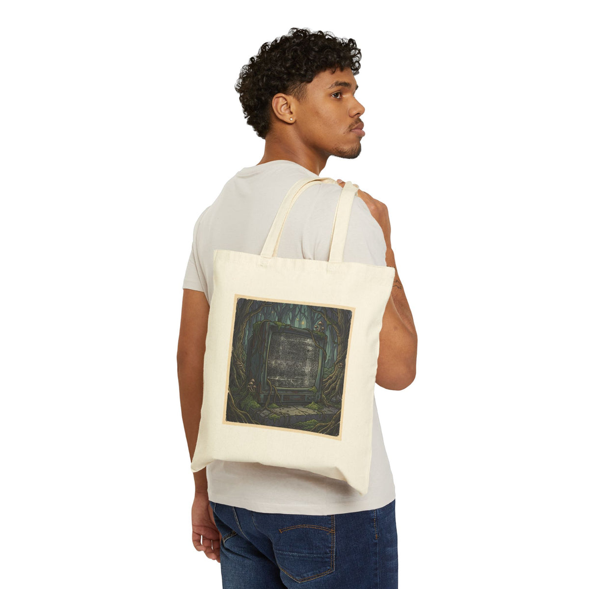 Forest Static | Canvas Tote Bag