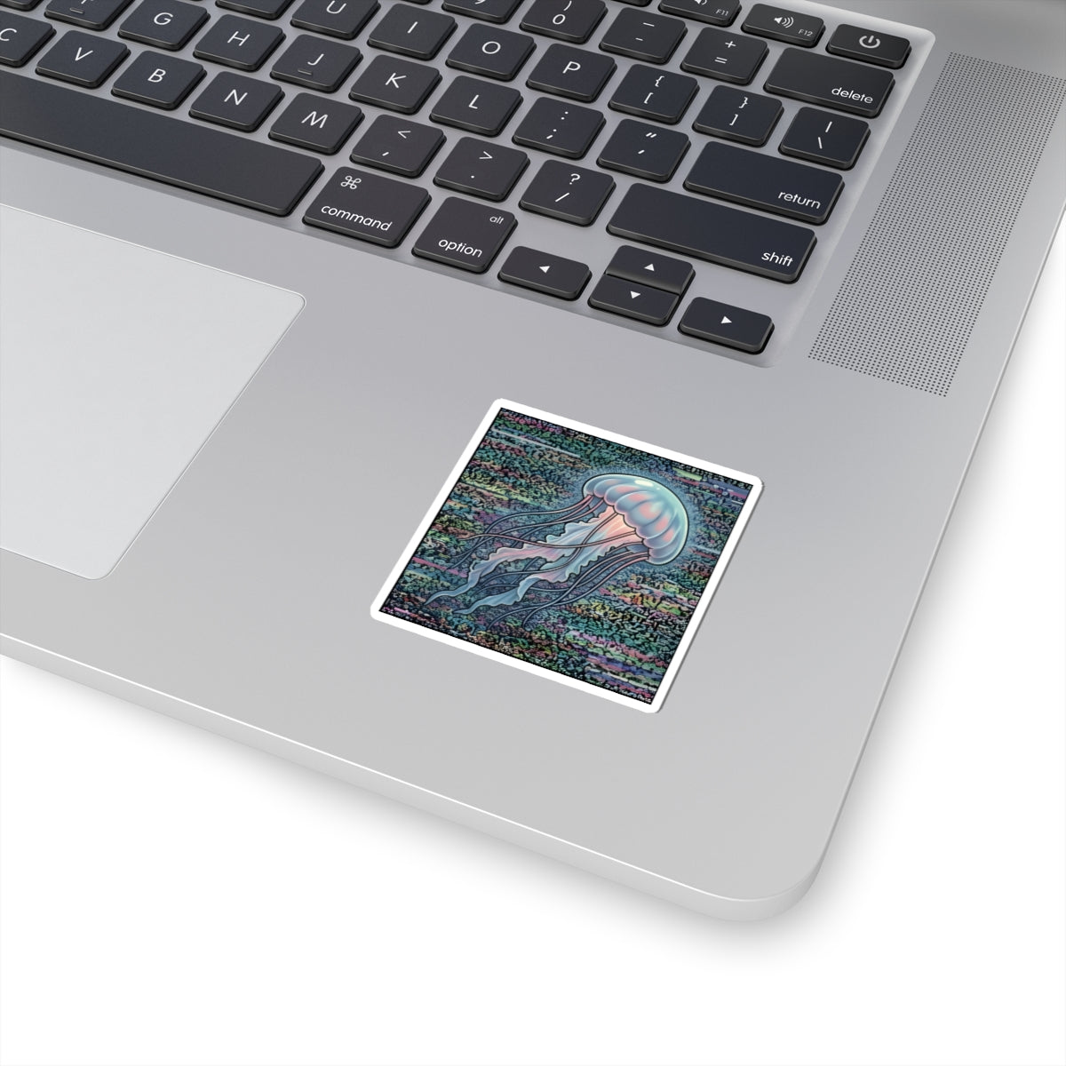 Glitched Jellyfish | Kiss-Cut Sticker