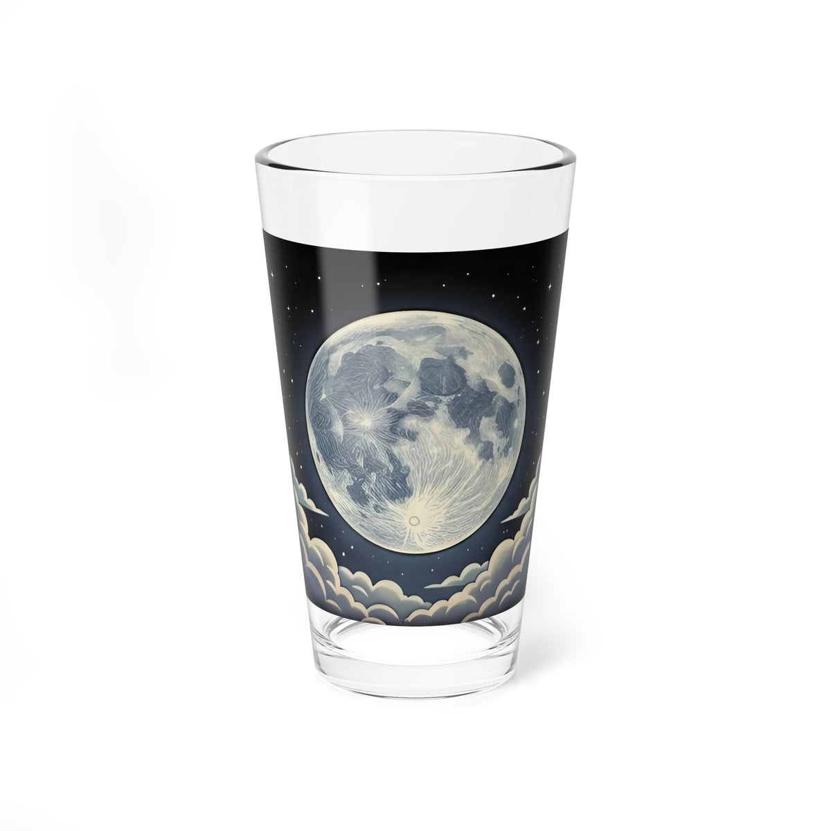 Static Moon | 16 oz Glass