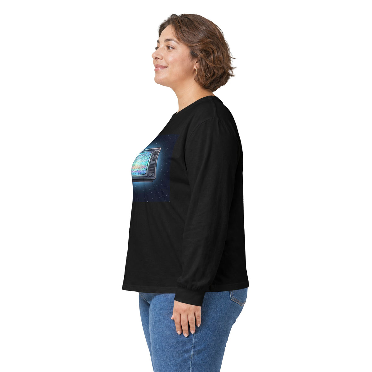 Deep Space Static | Long Sleeve Shirt
