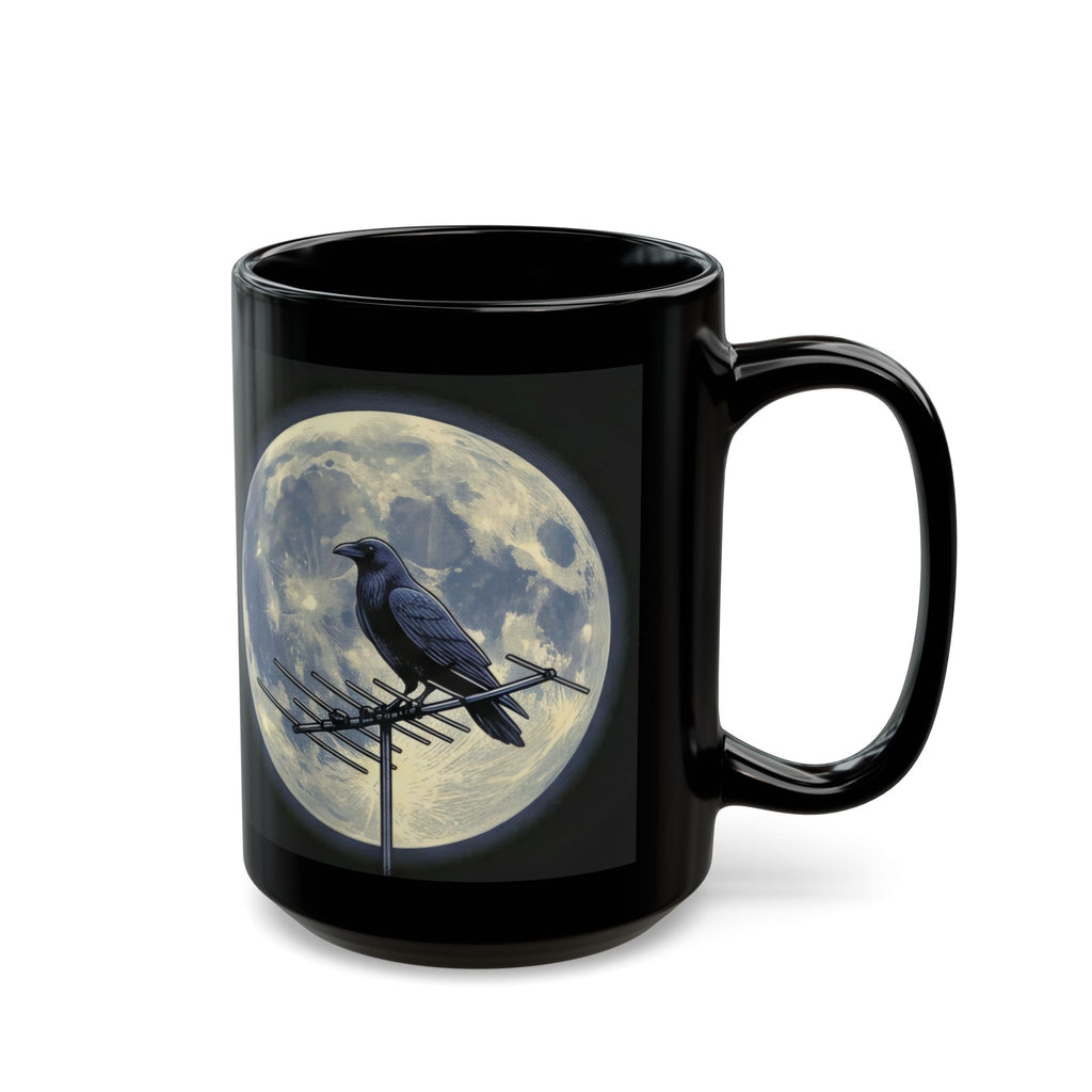 Crow on Antenna | 11/15 oz Coffee Mug
