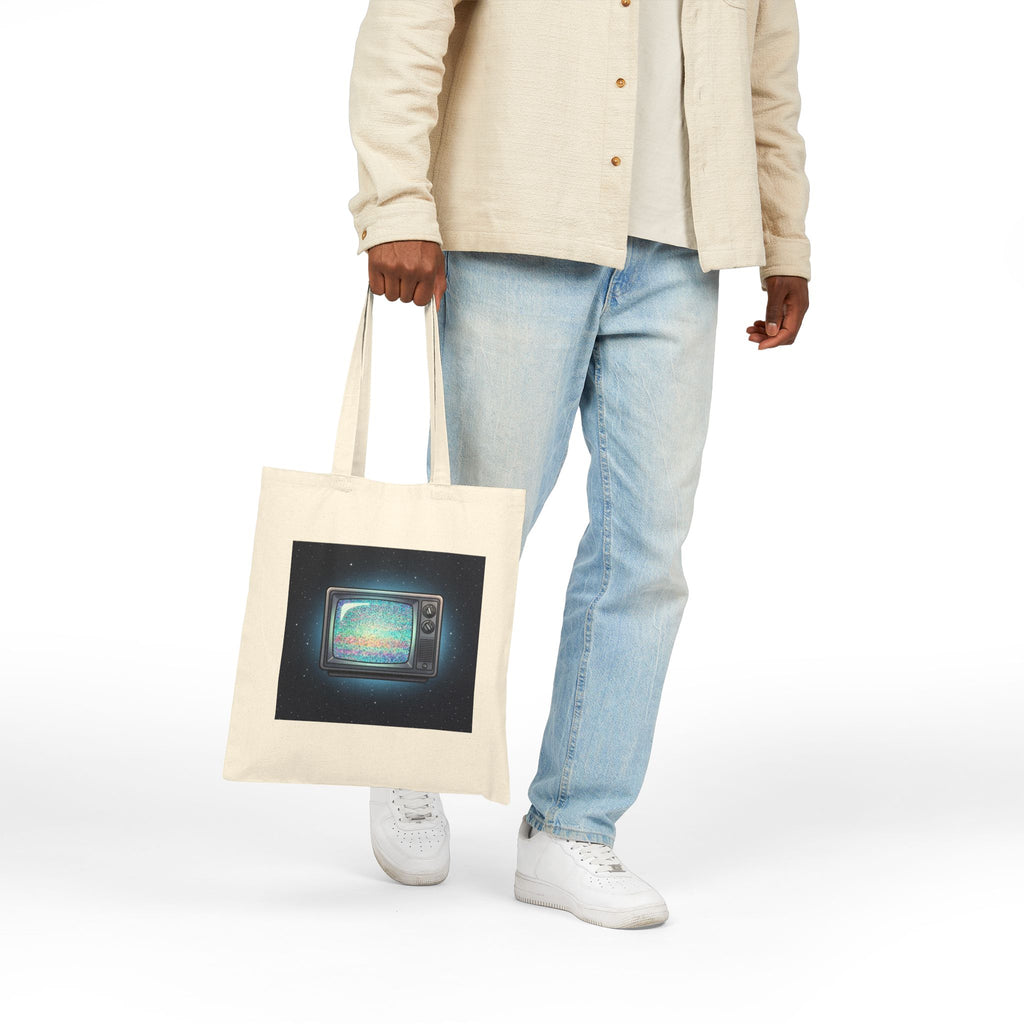 Deep Space Static | Canvas Tote Bag