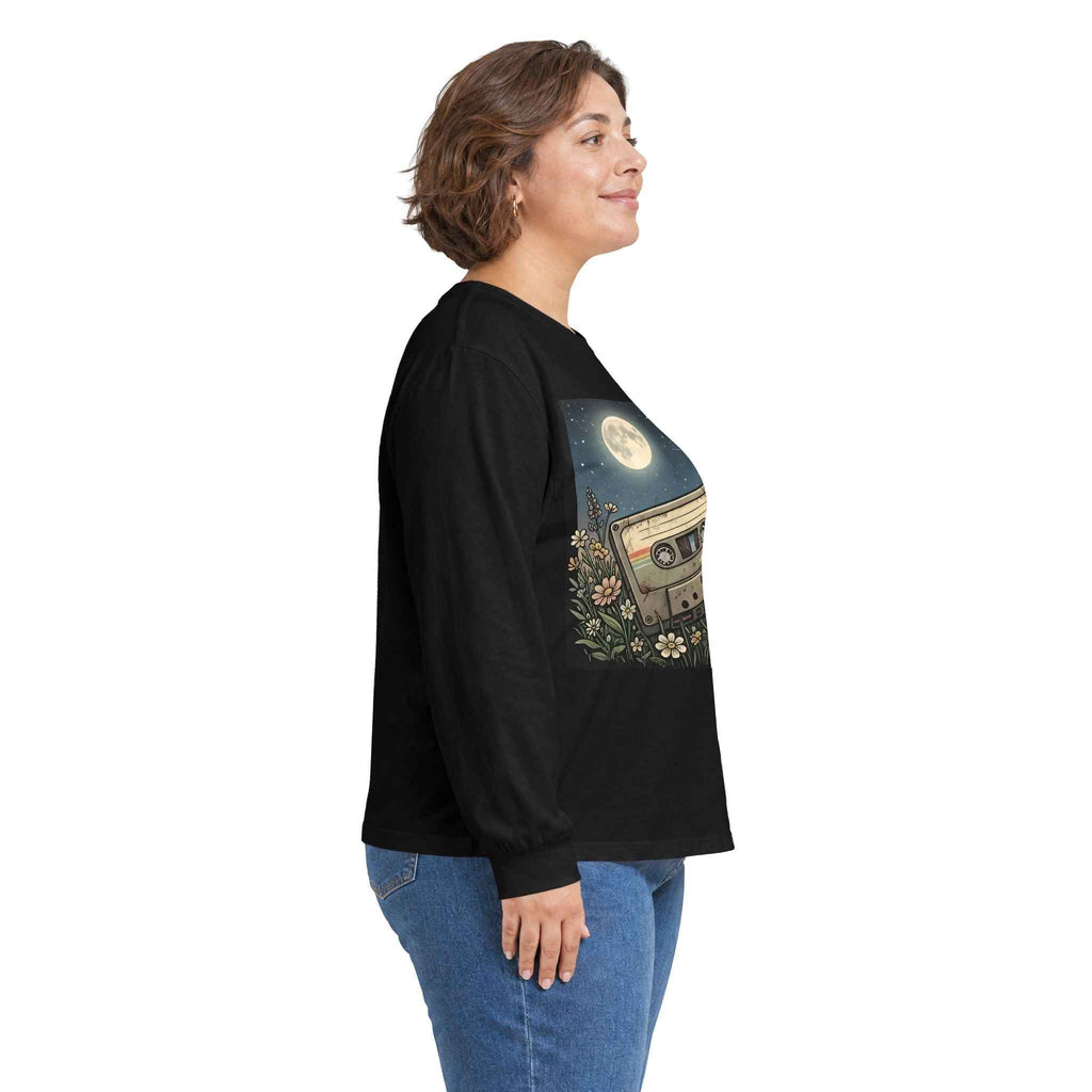 Cassette Moon | Long Sleeve Tee