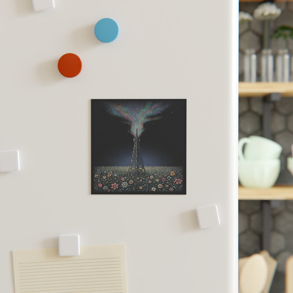 Signal Field | Square Fridge Magnet
