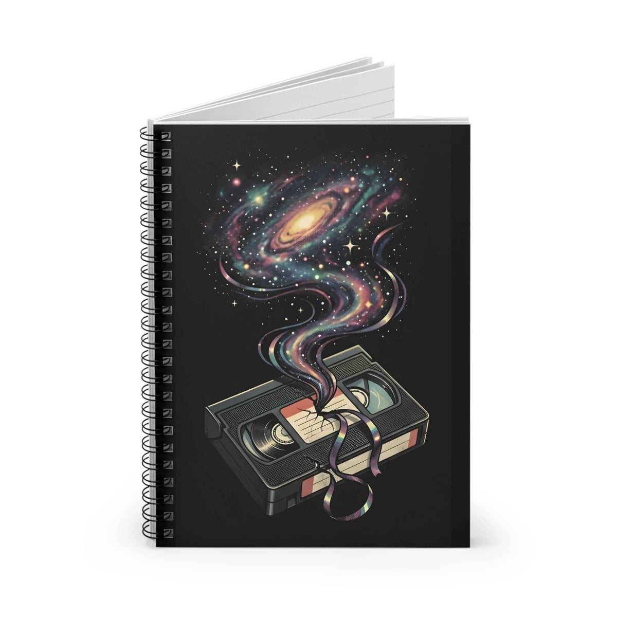 Galaxy VHS | Spiral Bound Notebook