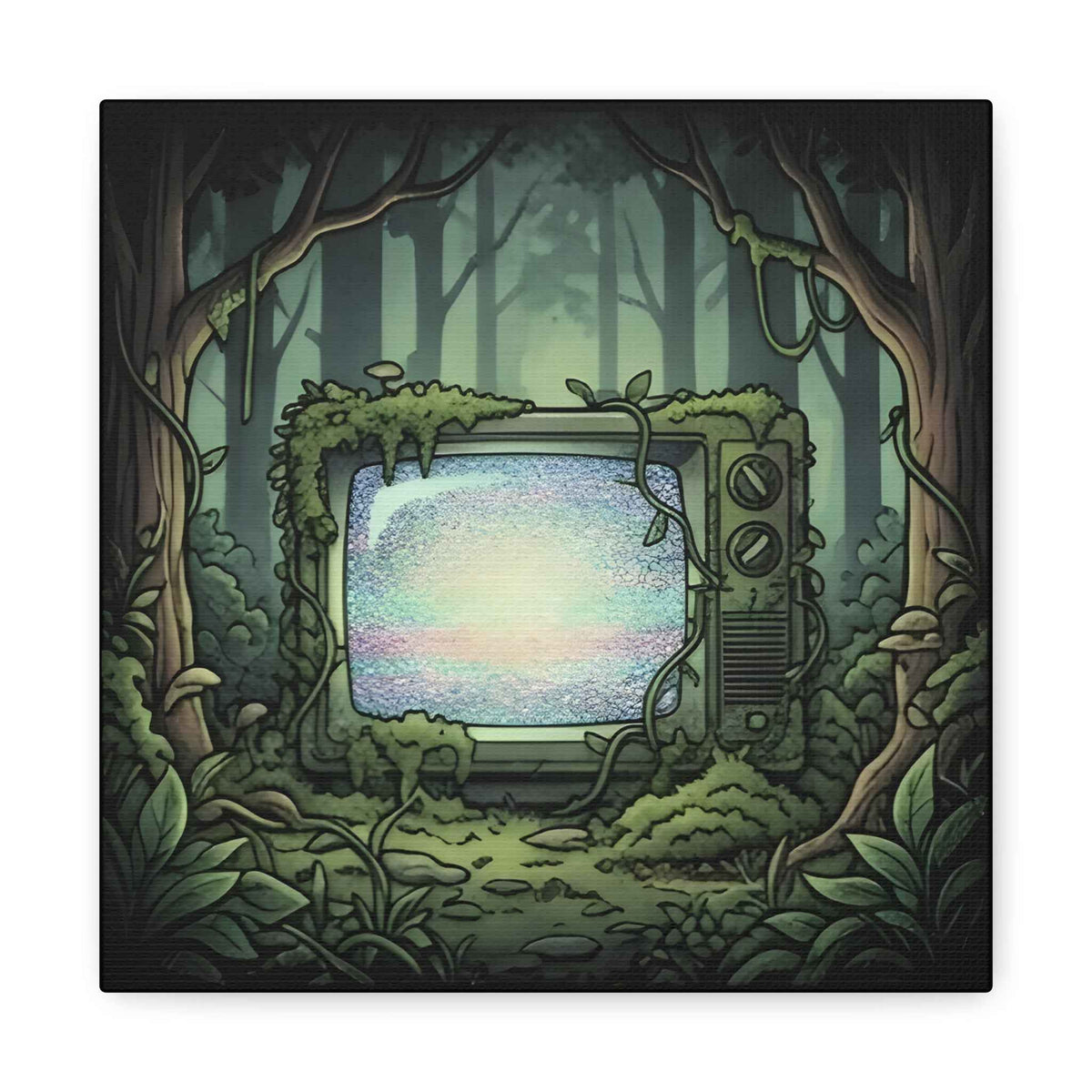 Forest CRT | Matte Canvas