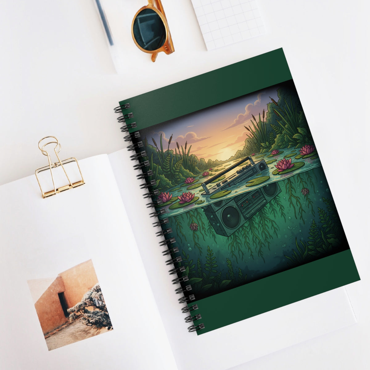 Submerged Frequency | Spiral Bound Notebook