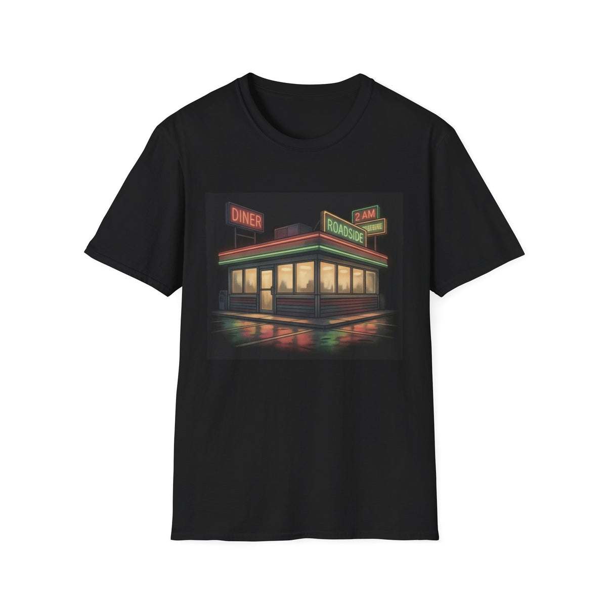 2 AM Roadside Diner | Unisex T‑Shirt