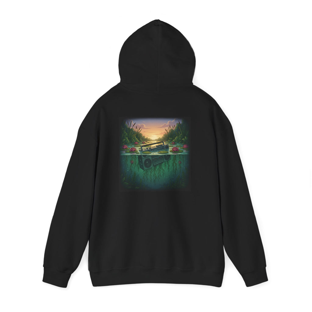 Submerged Frequency | Print on Back Hoodie