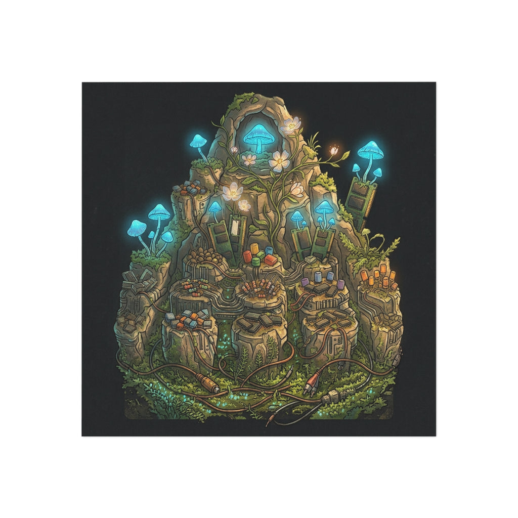 Silicon Ridge | Square Fridge Magnet