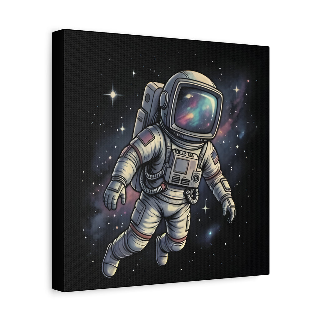 Floating Astronaut | Matte Canvas